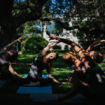 Hotel St Cecilia yoga session