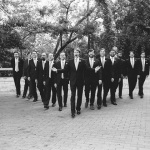 groomsmen portraits at UT